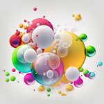 五颜六色的泡泡