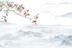 新中式背景墙