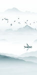 现代 中式新玄关画 tIf分层