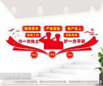 保安公司文化墙图片