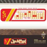 优秀党员风采照片相片展示文化墙
