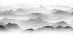 水墨山