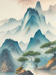 山水画