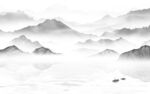 极简 热销新款山水 Tif分层