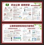 尘肺病健康教育宣传栏.