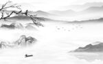 新款 中式新无框画 tIF分层