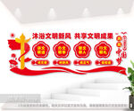 创建文明城市文化墙图片