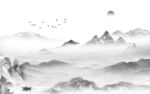 高档 意境高端山水 tif分层
