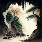 水墨风格中国画