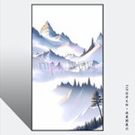 山水油画