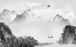 高端 热门简约山水 TiF分层
