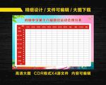 运动会评分表