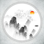   新中式水墨 