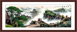 长城国画万里长城山水画