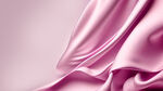 3D渲染粉色丝绸飘带背景