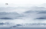 水墨山水画