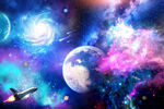 宇宙星空海报