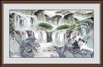 巨幅山水画