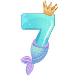 7岁生日派对 人鱼系列