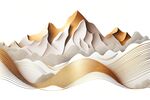 新中式山水背景