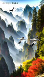 山水风景画