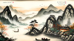 水墨画