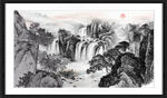 中堂画山水 