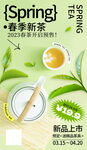 绿色春季新茶海报