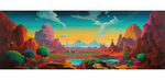 唯美油画风景