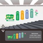 校园楼道文化墙