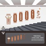 学校楼梯文化墙