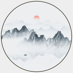 新中式山水画