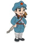 小红军女孩