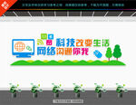 电子阅览室文化墙