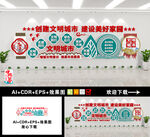 文明城市文化墙