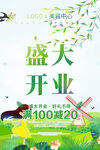 盛大开业海报