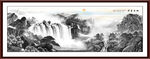 禅意水墨画 水墨山水国画