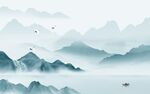 大气 新款电视山水 TiF分层