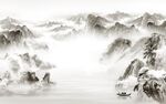 新款 热门新山水画 TIf分层