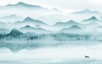 简约 热门新山水画 TIf分层