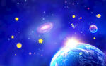 梦幻星空背景