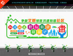 和谐社区文化墙