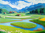 风景油画