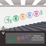 校园楼梯文化墙