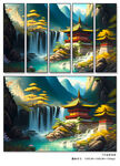 新中式山水画