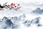 新中式背景墙