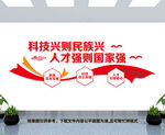 人才强国文化墙