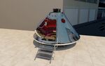 登月舱外形卡座3D模型