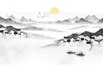 中式山水花鸟