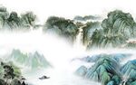现代 高端意境山水 tif分层